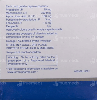 Pregeb Plus 75Mg Capsule 10